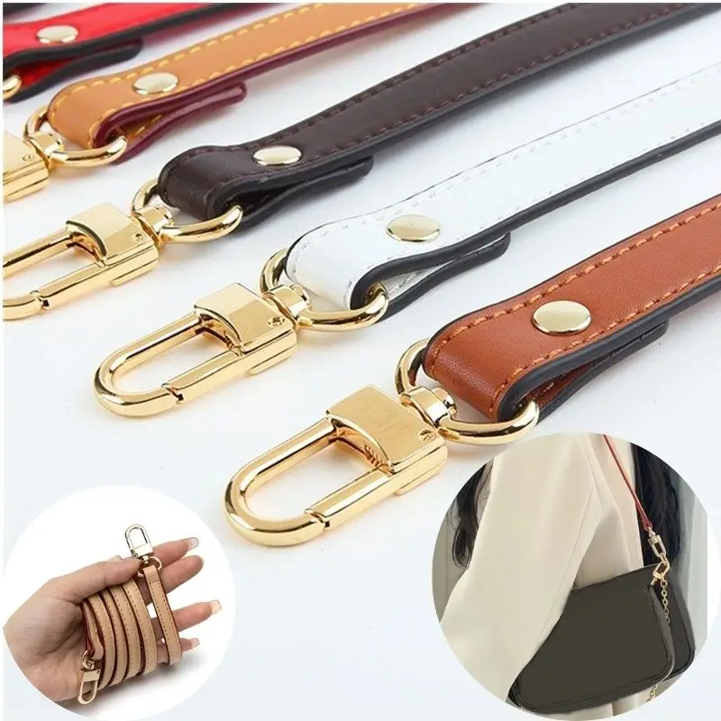 High Quality Genuine Leather Bag Strap Bag Strap Handbag Handle Shoulder Crossbody Belt Adjustable Replacement Bags Accessories