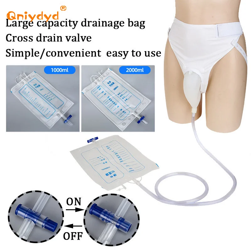 Urinary Collector Bag Urine Collector Elderly Urine Bag Bedridden Men and Women Urinal Collector Paralysis Bed Leak-proof