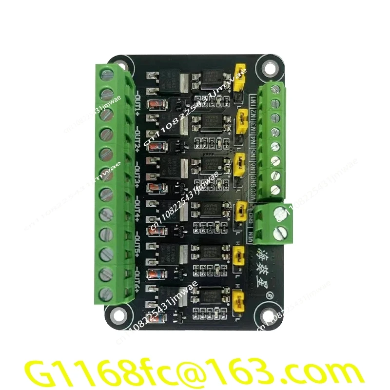 6 Channels MOSFET Module/Microcontroller PLC Amplifier Field-effect Transistor/Optocoupler Isolation/6 Way MOSFET Driver Board