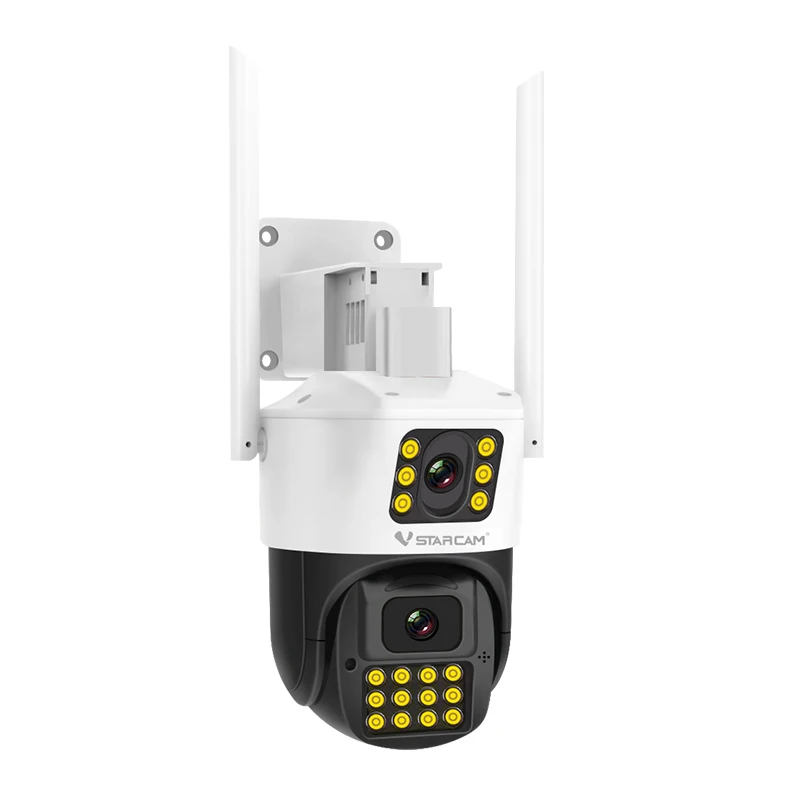 

4MP UHD Vstarcam Полноцветная беспроводная PTZ IP-купольная камера с двумя объективами AI Humanoid Cry Detection Домашняя безопасность CCTV Радионяня