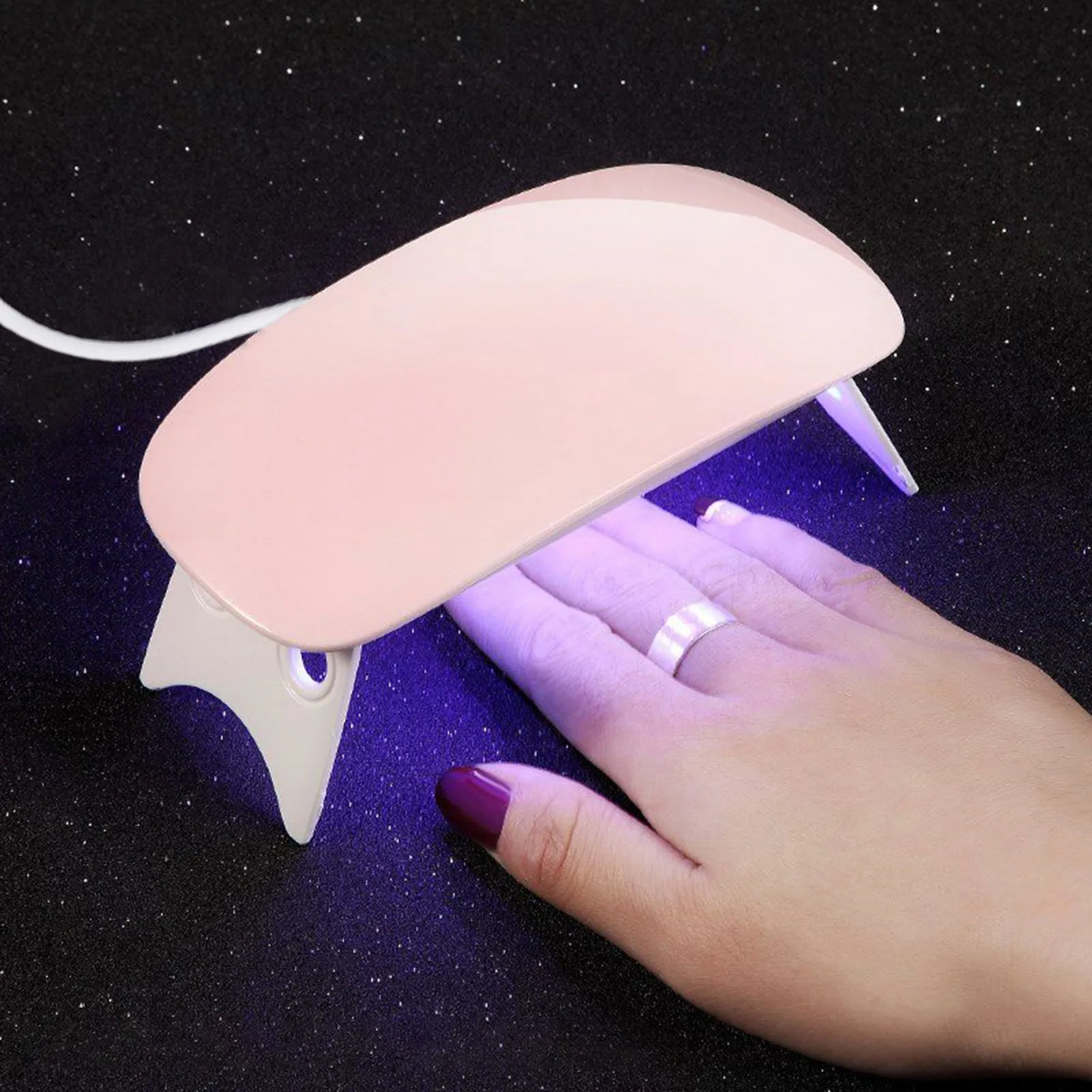 

USB светодиодные бусины для гель-лака для ногтей, УФ-лампа, неяркая сушилка для лака для ногтей для маникюрного салона