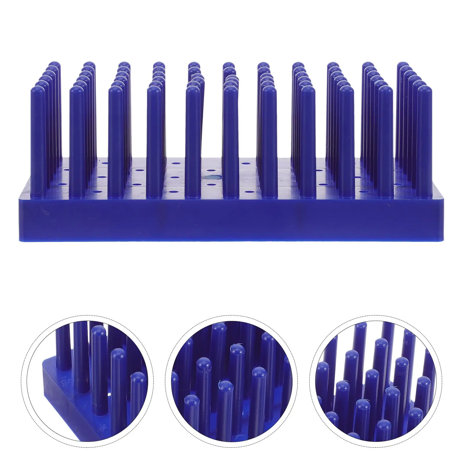 Side Oil Rack Test Tube Peg Holder Lab Racks Bottle Drying Apparatus Craft Tool Plastic Material Exquisite Craftsmanship