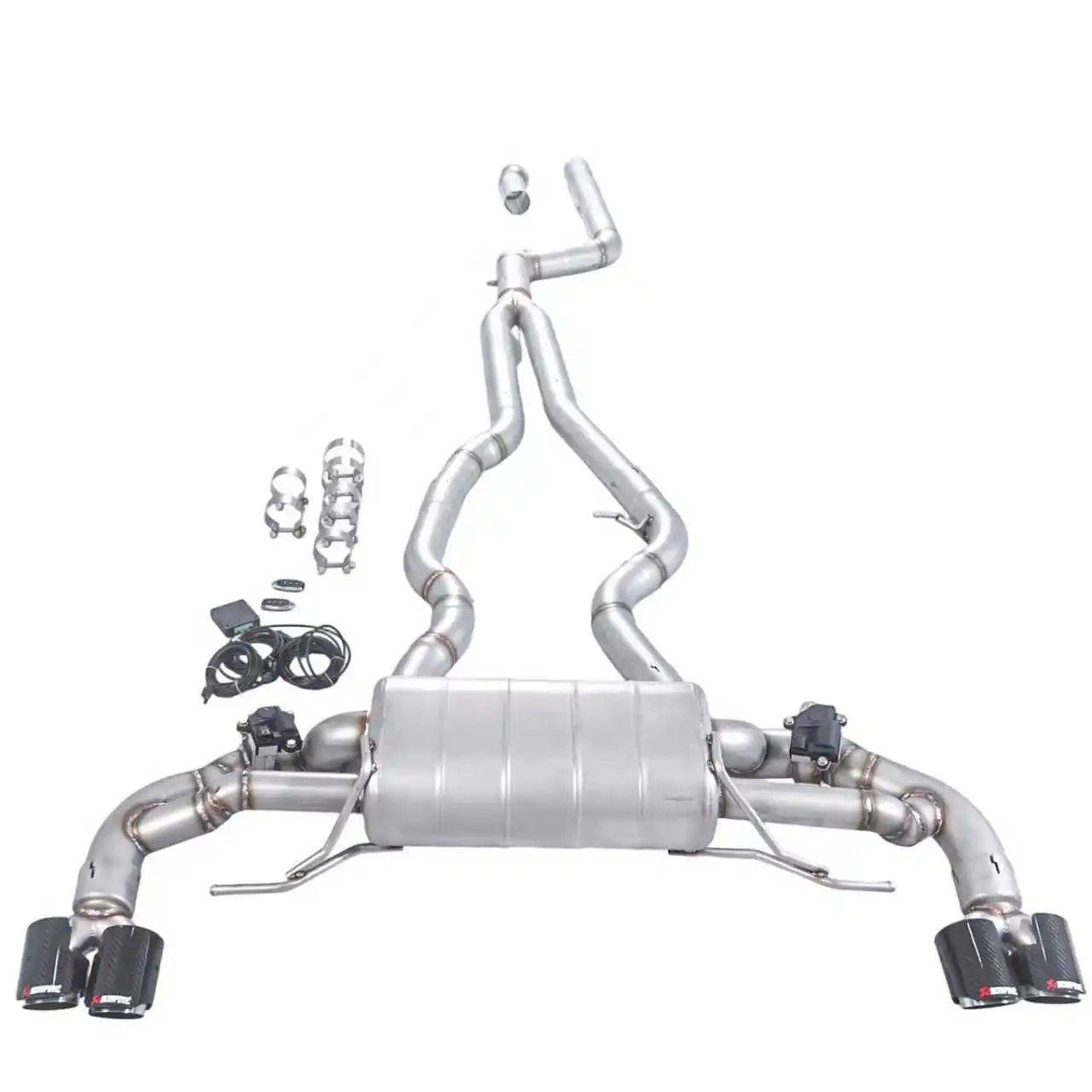 

Выхлоп GFC/для BMW M240I 3.0T G42 Catback 22-24 Выхлопная система клапана из нержавеющей стали с четырьмя выпускными наконечниками