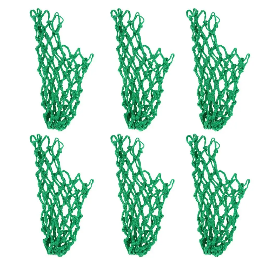 

6Pcs Billiard Pool Snooker Table Nylon Mesh Net Bags Pockets Club Accessory