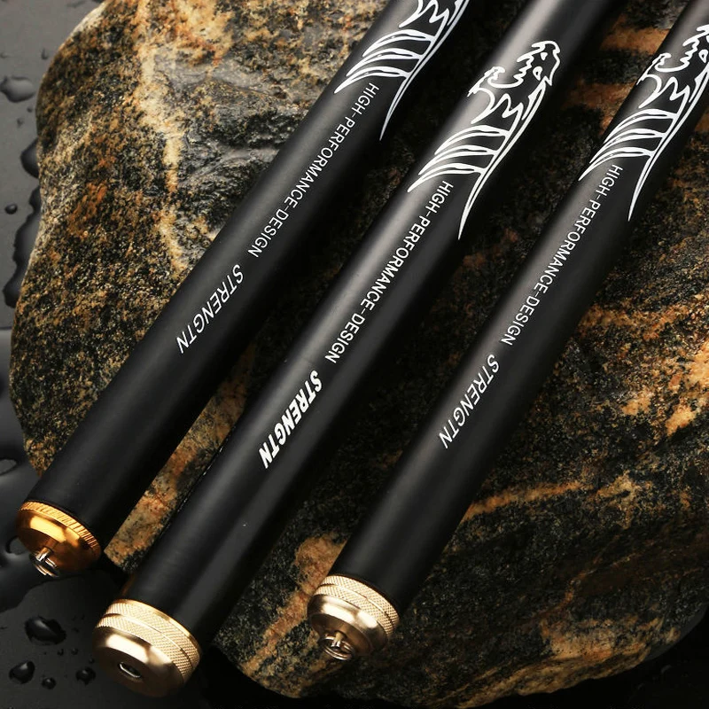 ultra-light carbon stream rod 4.5/6.3/7.2/8/9/10M 4H 28T hand rod crucian carp pole long fishing cane travel feeder fly fishing