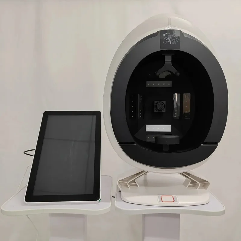 Professional Skin Analyzer Beauty Salon 15.6 inch 3D Facial Skin Analyzer Machine 8 Light Spectrum Skin Analysis Scanner