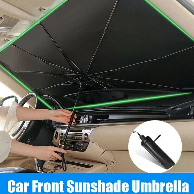 

1Pc Car Sun Shade Protector Parasol Car Front Window Sunshade Cover Interior Windshield Cover Protection Windscreen Accessories