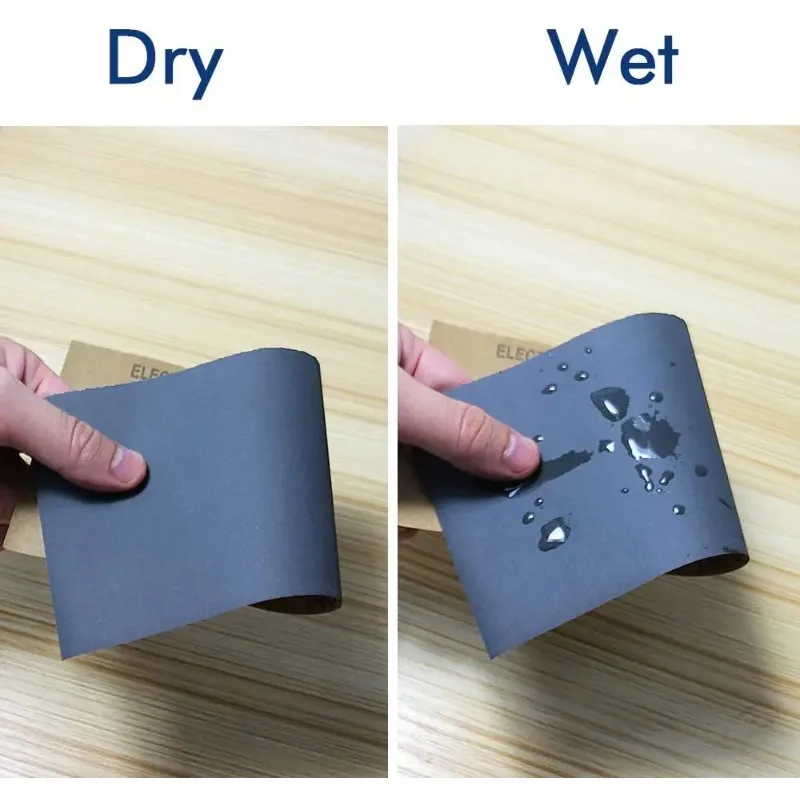 Sand Paper Sheets Silicon Carbide Home Coarse 180/1200 Grit Polishing Car Metal Glass Ceramics Wood Sandpaper