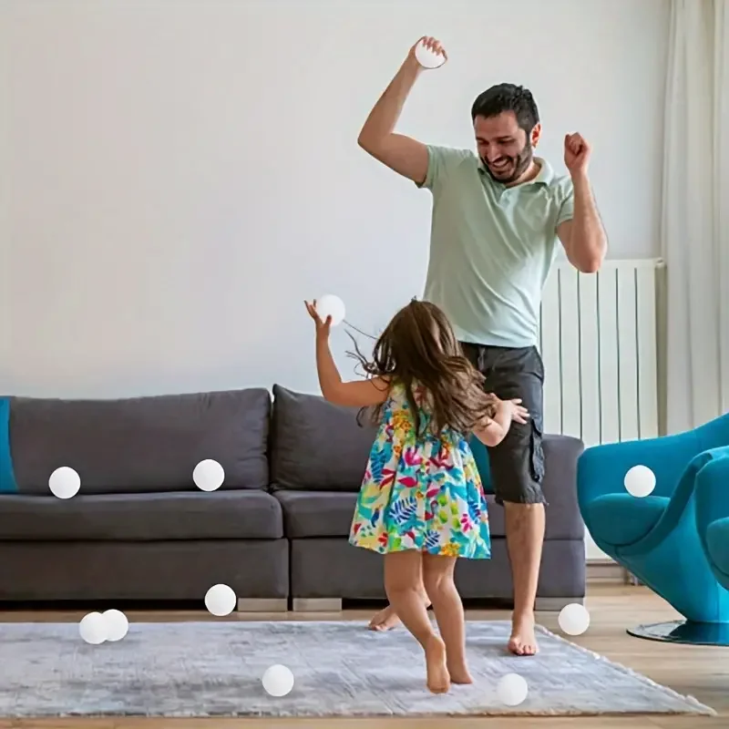 

30/60pcs Christmas snowball decoration indoor simulated snowball for snowball fight Plush snowball Christmas decoration