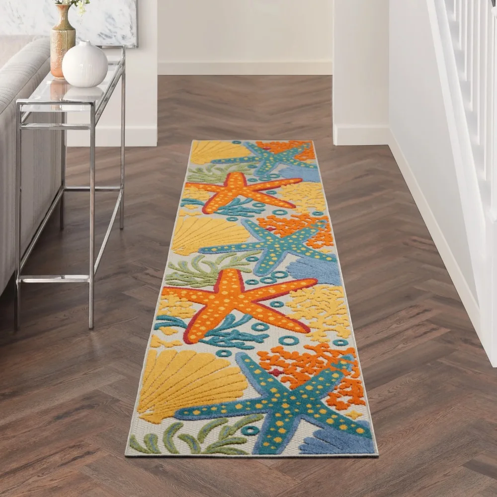 

Aloha Indoor/outdoor Tropical Multicolor Area Rug