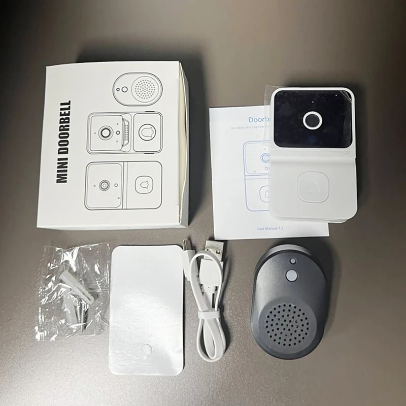 Smart 1080P Wireless Video Doorbell Camera WiFi Door Bell Tuya Smart Home Security Motion Detect Night Vision Intercom Doorbell