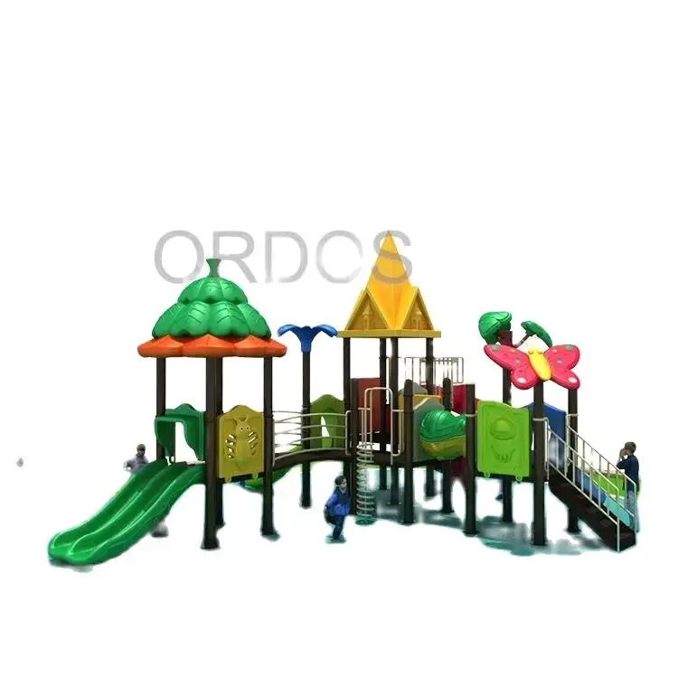 Professional Pre-school Plastic Play Ground Children Outdoor Playground Slide