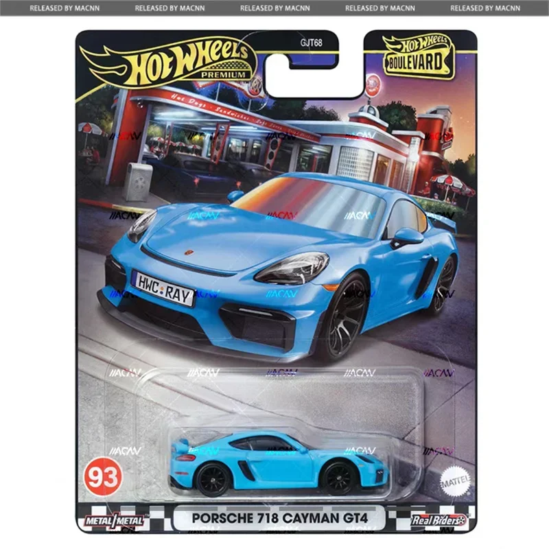 2024 Original Mattel Hot Wheels Silvia Vehicle Model Toys for Boy 1/64 Diecast Boulevard Porsche 718 Nissan s Collection Gift