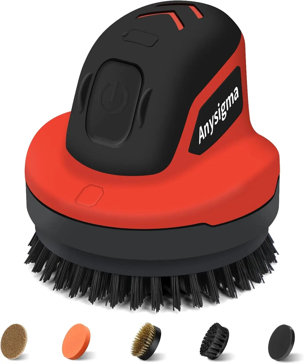 

Electric Grill Brush with 4 Replaceable Heads, 3000mAh IPX7 Waterproof BBQ Cleaning Scrubber for Outdoor Grill, Kitchen, Car -