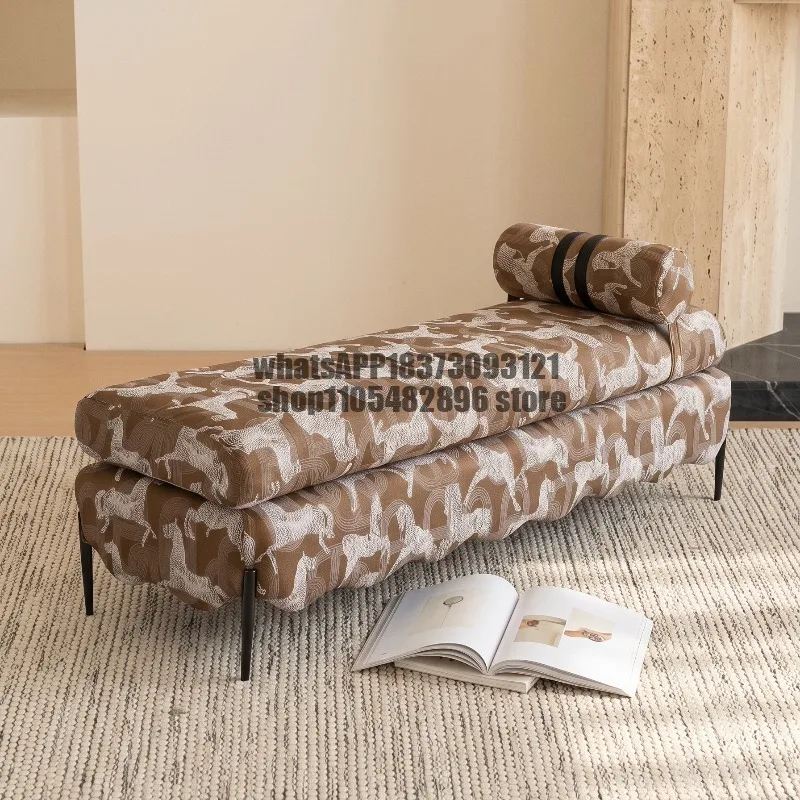 medieval clothing stool height PC and console game sleeping bench French home bedside stool designer art cloakroom sofa stool