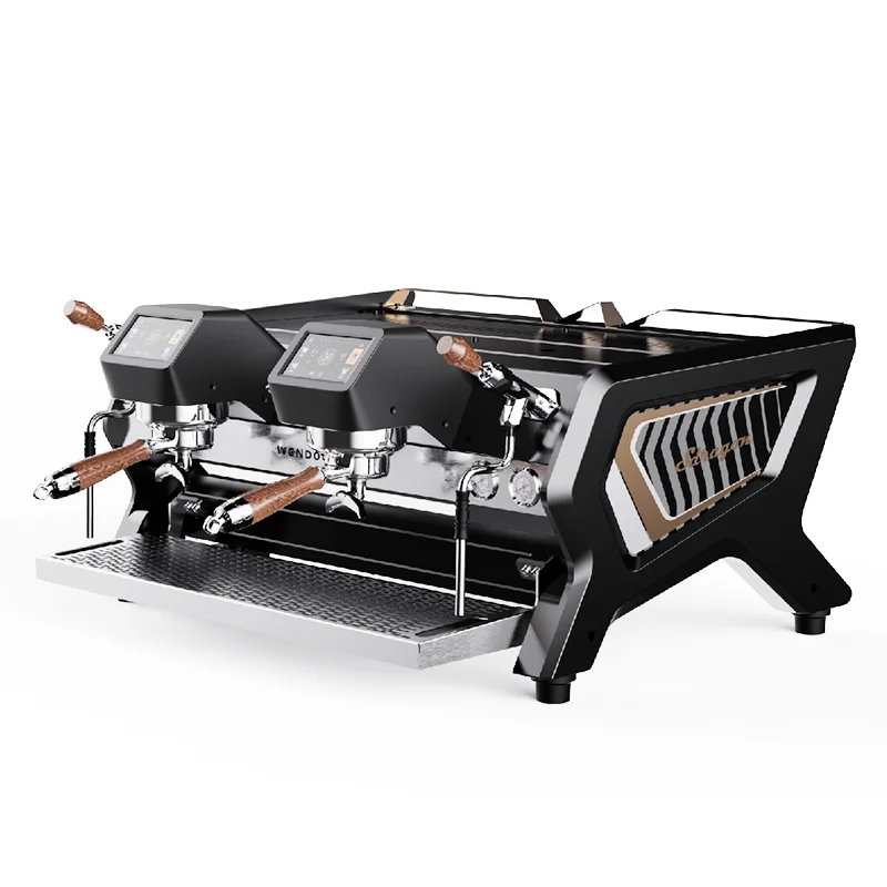 

Коммерческая кофемашина, итальянская полуавтоматическая, с двумя группами заваривания, электрическая, с системой управления, сенсорным экраном и несколькими бойлерами