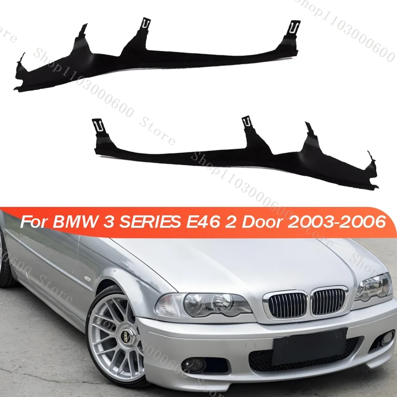 For BMW 3 SERIES E46 2 Door 2003-2006 Upper Headlight Lamp Cover Strip Trim 63126934751 63126934752 Headlight Lamp Cover Strip