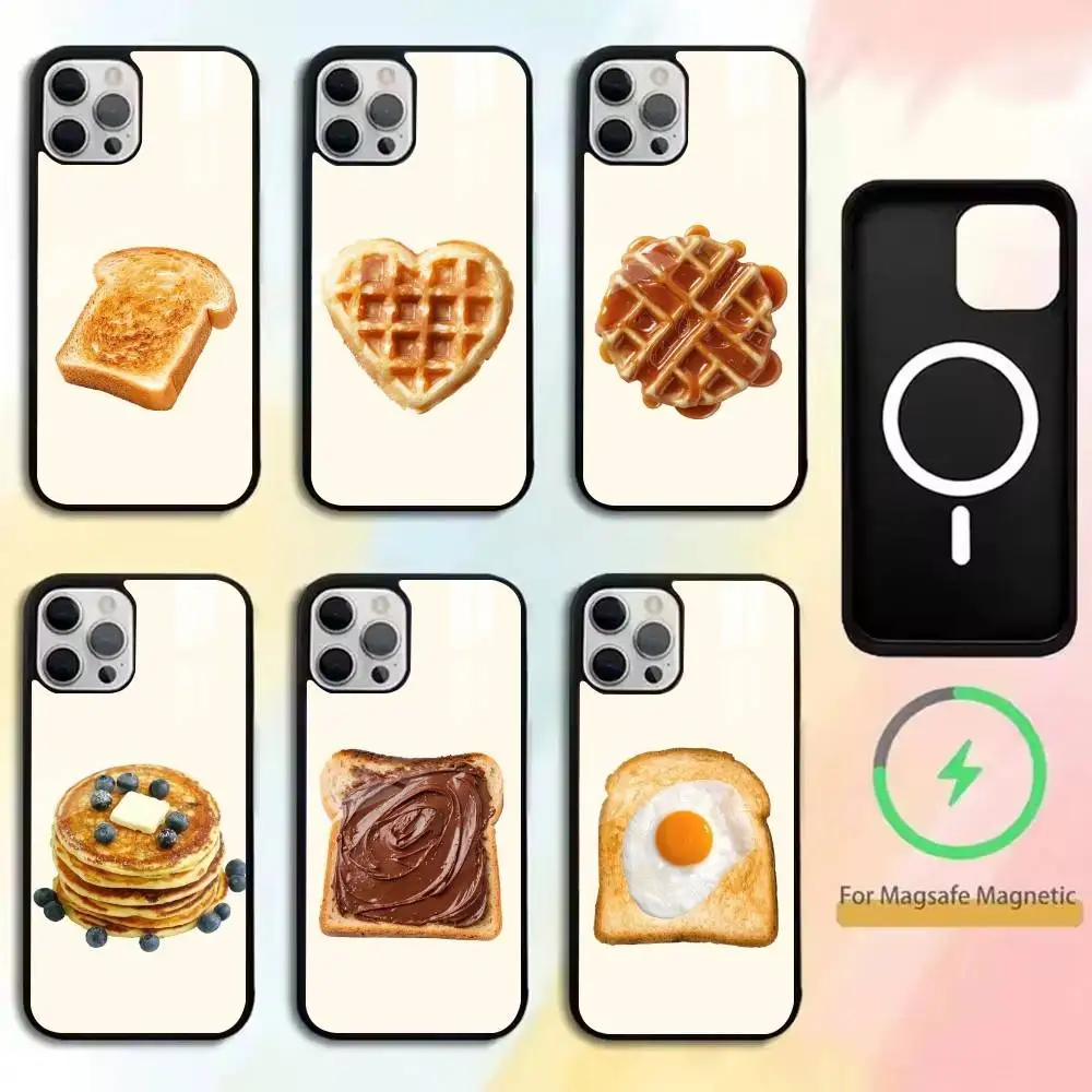 

Tempting bread Phone Case For iPhone17,16,15,14,13,12,11 Plus,Pro Magnetic with Magsafe Wireless Charging