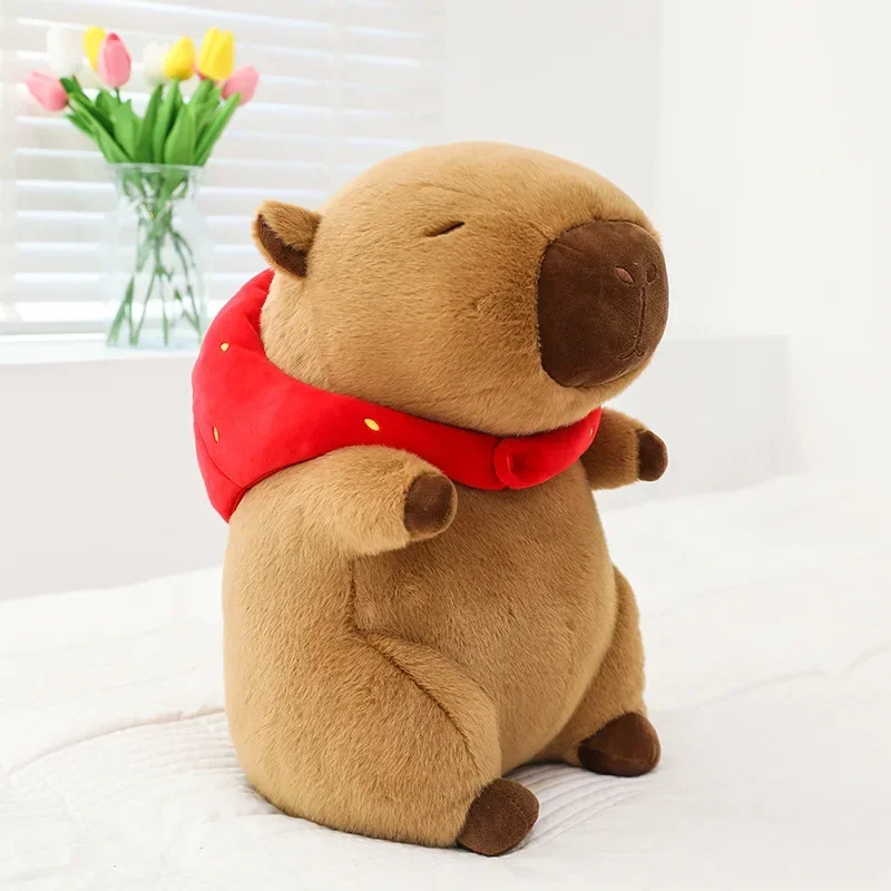 23Cm Capybara Pluche Simulatie Capibara Anime Pluizig Speelgoed Schattige Pop Knuffels Zachte Pop Pluche Kerst Thanksgiving Gift