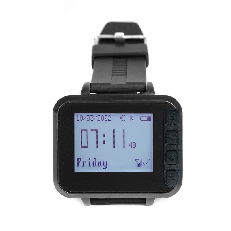 Wireless Nurse Pager System Watch Receiver Patient Button For Home Care Elderly