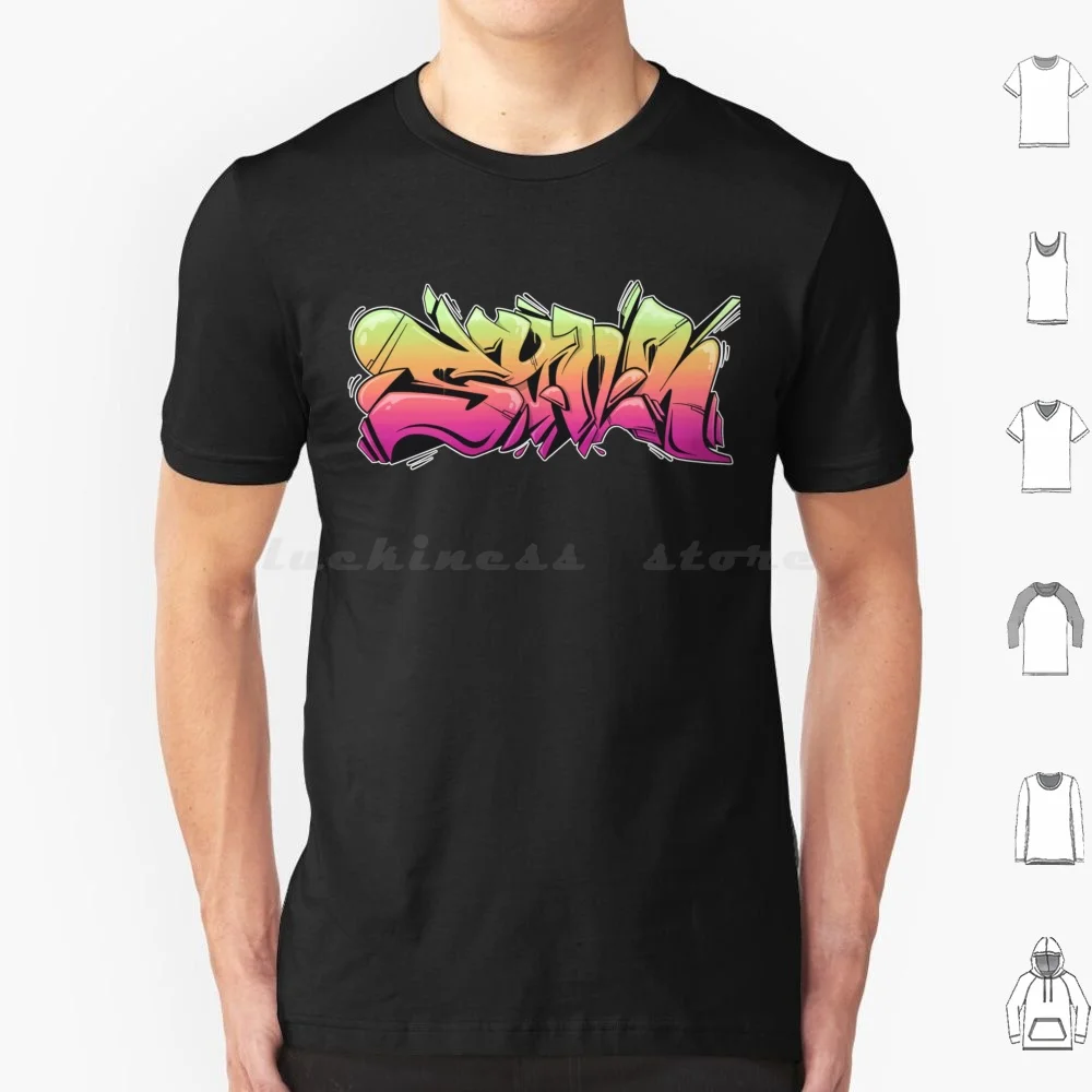 Synr Neon Graffiti Piece T Shirt Men Women Kids 6Xl Graffiti Street Art Banksy London Synr Graffiti Art Urban Art Streetwear