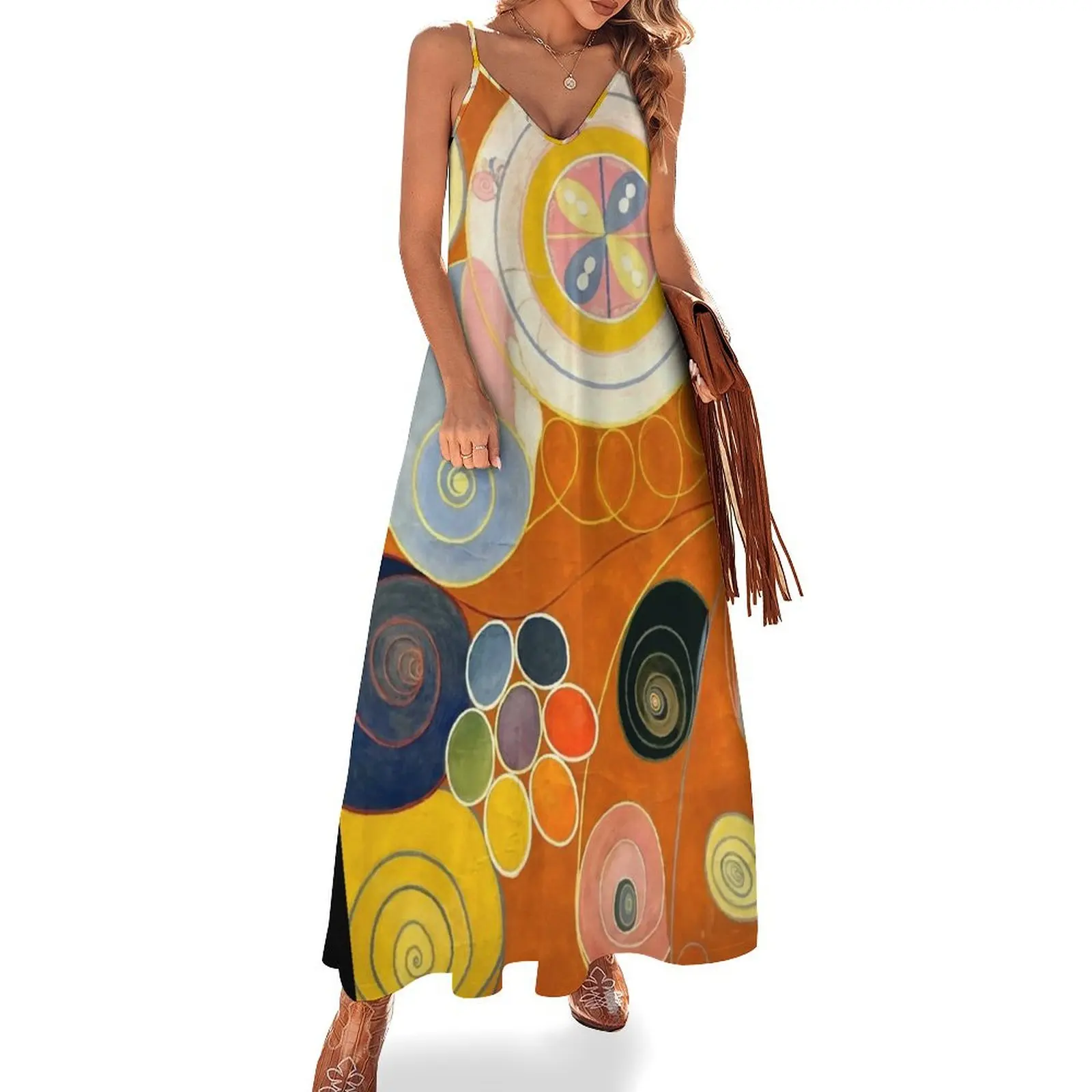 

Hilma af Klint The Ten Largest, No. 03, Youth, Group IV Sleeveless Dress clothes Evening dresses Dress