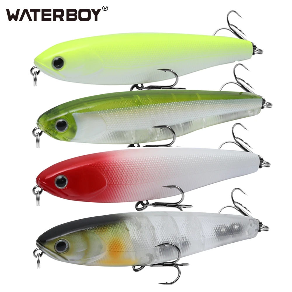 WATERBOY TW 9.5cm 12.6g ołówek przynęta na ryby 4 kolory przynęta wędkarska fabryka Wobbler Pesca Hard sztuczna przynęta StickBait