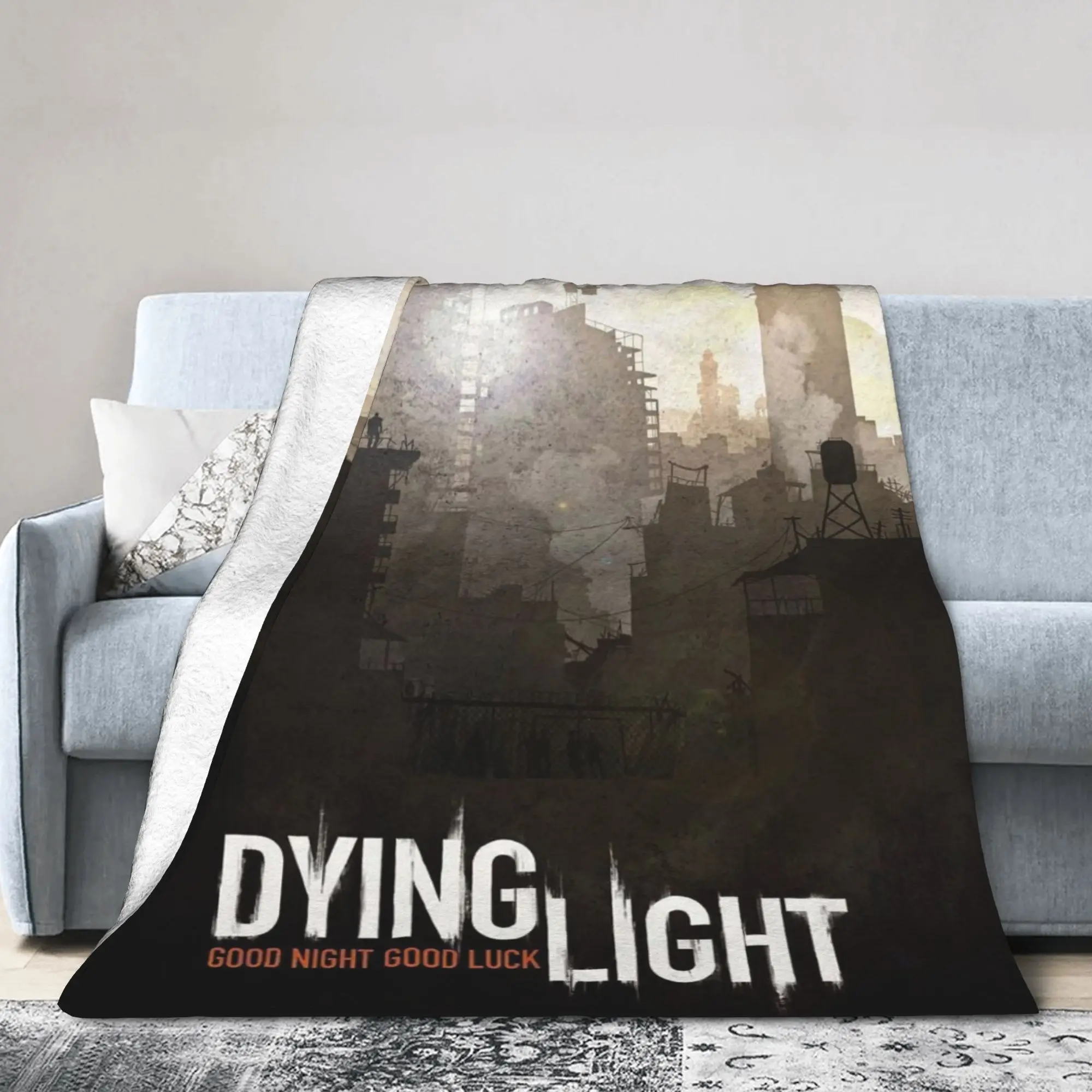 بطانيات لعبة مضحكة Dying Light The Beast، بطانية رمي مريحة من الصوف فائق النعومة قابلة للغسل في الغسالة #2