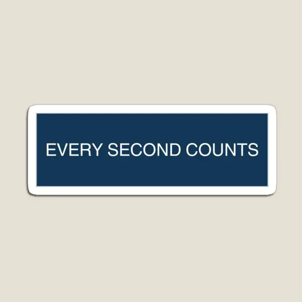 

Every Second Counts Magnet Kids Magnetic Refrigerator Home Toy Funny Baby Cute Stickers for Fridge Organizer Children Holder