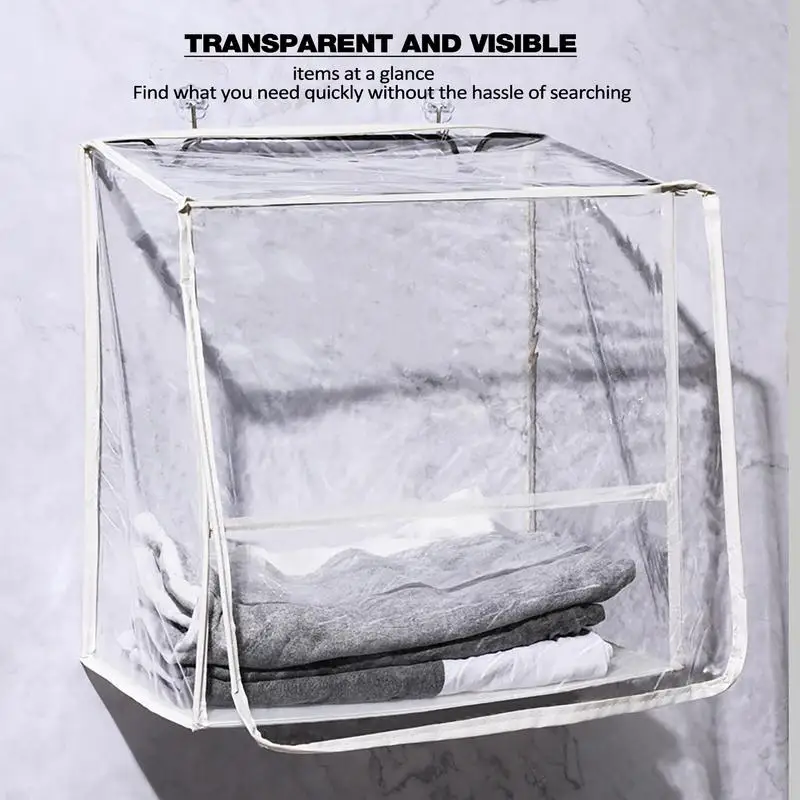 Clear Travel Bags For Toiletries Toiletries Bag Women Multifunctional Large Opening Water-resistant Wall Mounted Transparent