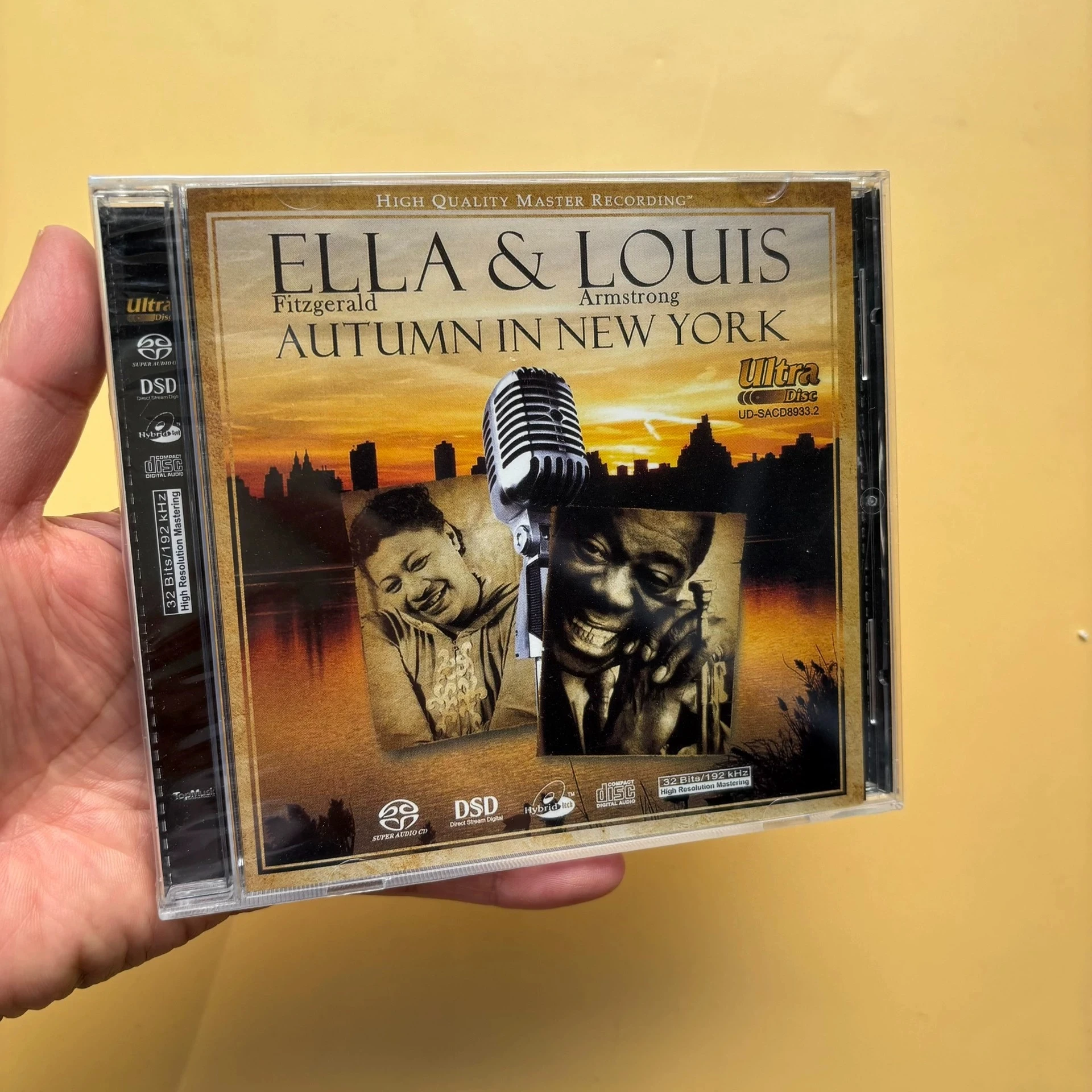 Jazz ella fitzgerald louis armstrong música cd outono em nova iorque álbum verão gravação de música cosplay walkman soundtracks caixa