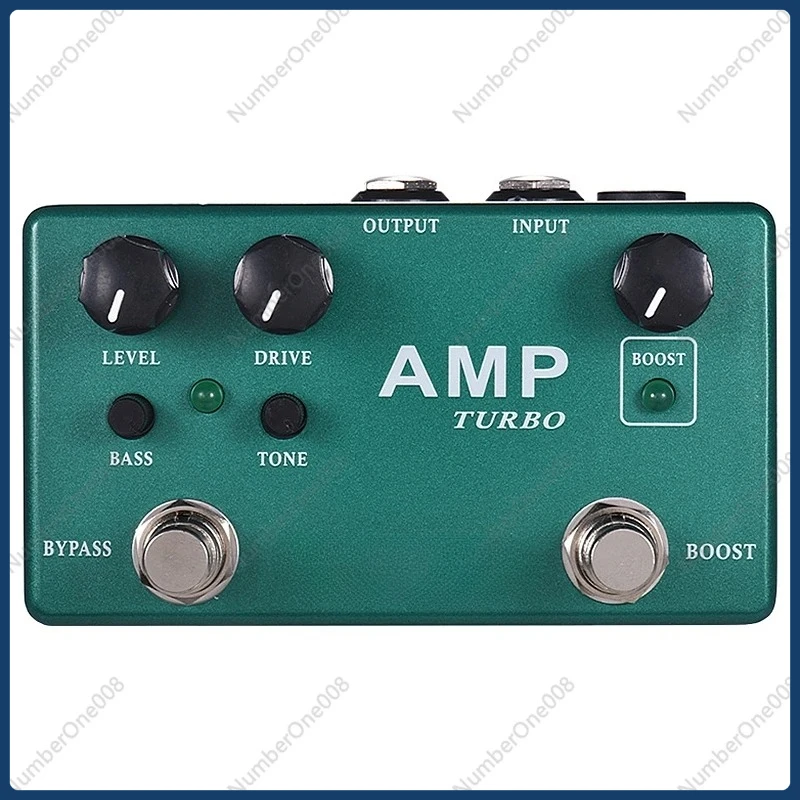 

AMP TURBO BOOST OVERDRIVE Guitar Pedal Effect Accessories Metal Shell Musical Instruments Pedal With Clean Booster