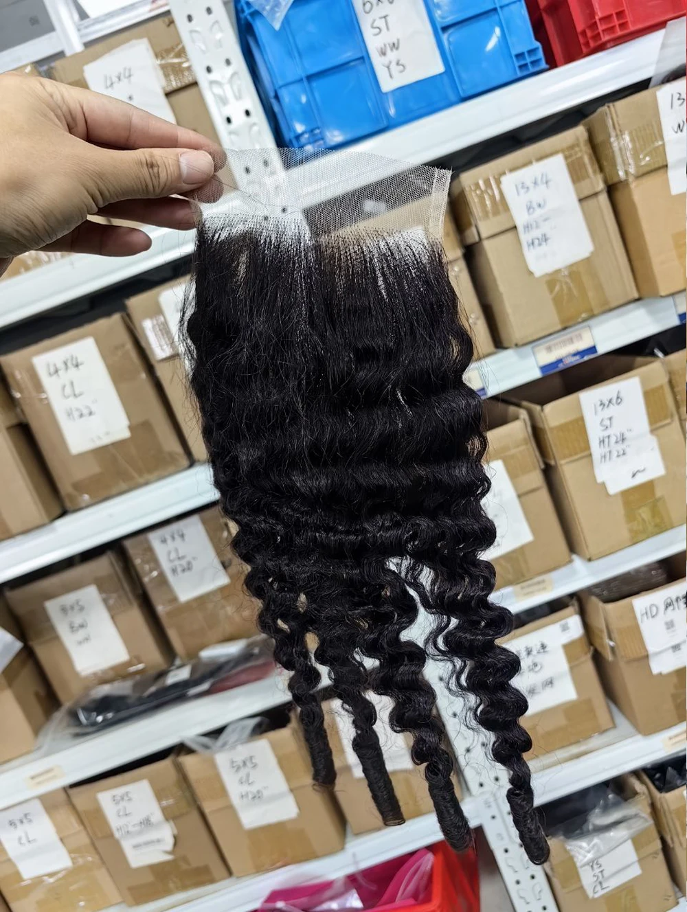 Megeen 5x5 бирманская кудрявая Прозрачная Кружевная застежка с спиральными концами человеческие волосы свободная часть закрытия 12-20 дюймов наращивание волос 15A