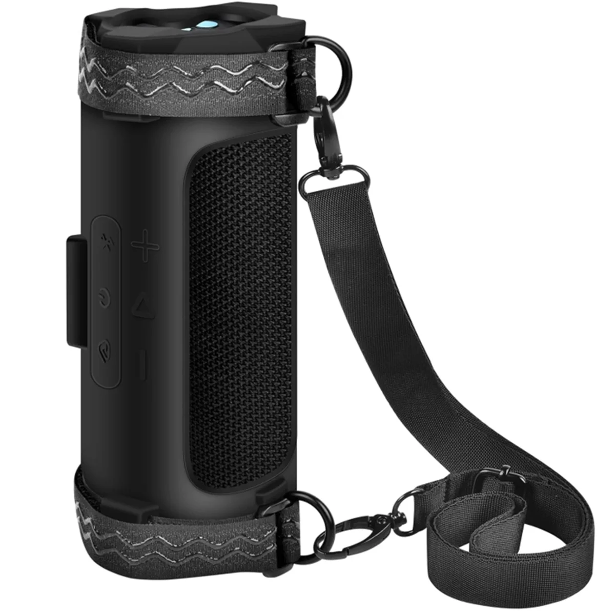 2025 + Silicone Case Cover for Charge 7 Portable Speaker Travel Carrying Protective Cover Adjustable Shoulder Strap