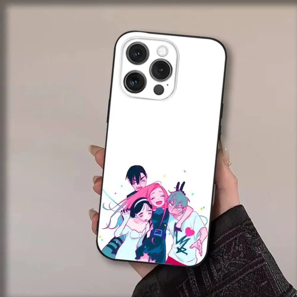 Anime S-Suas And Mizis Phone Case For iPhone 17,16,15,14,13,12,11,Pro,Max,Plus,Air,X,XS,XR,SE,8,7,Mini,Soft Black Funda #6