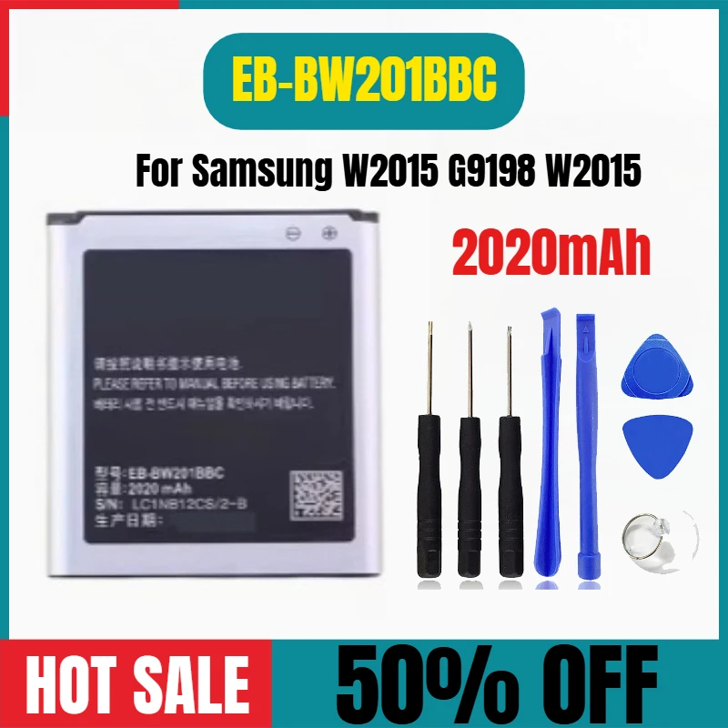

2020mAh for Samsung W2015 G9198 W2015 Mobile Phone Battery EB-BW201BBC