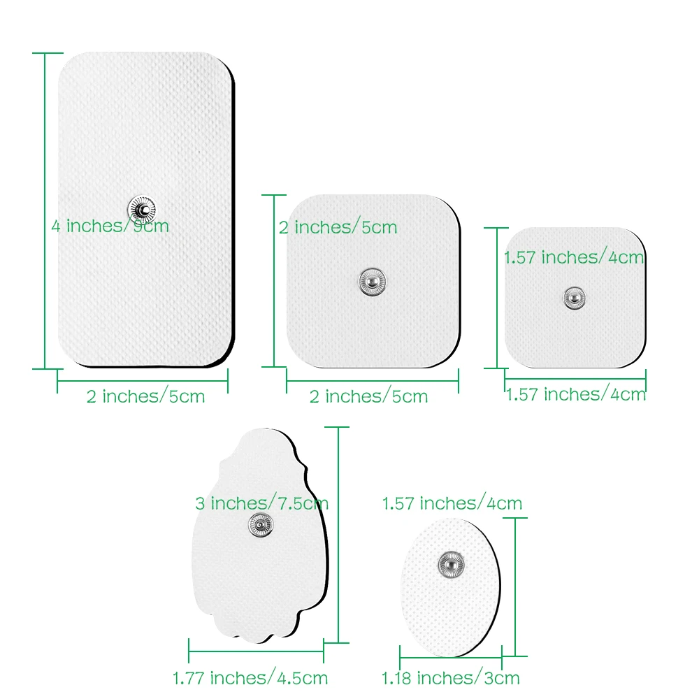 10/20 Buah Puluhan Elektroda Bantalan Non Woven untuk EMS Otot Stimulator Puluhan Mesin Pad Penggantian Elektroda Pelangsing pijat Patch