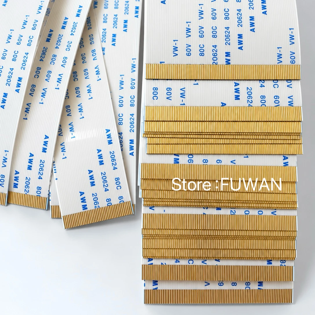 1Pcs FFC FPC Flat Flexible Cable AWM 20706 105C 60V VW-1 0.5MM Pitch 40/50/55/60/68/80/96 Pin