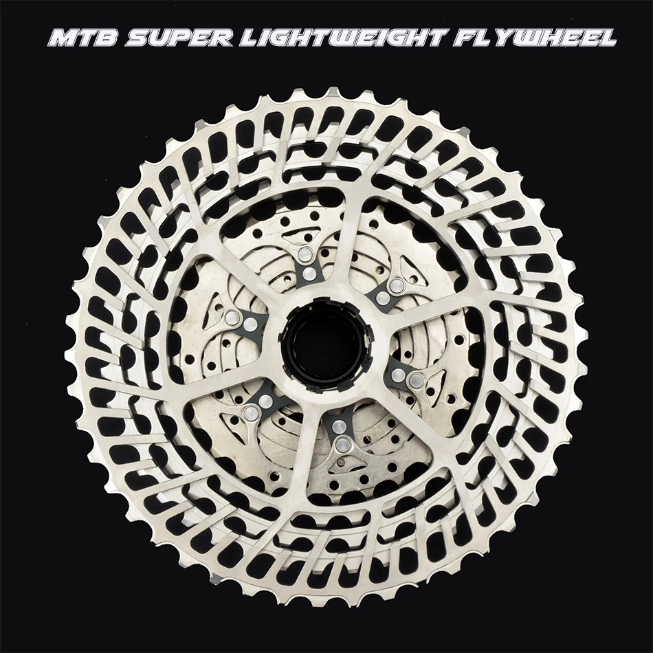 SUNSHINE Ultralight MTB Cassette CNC 10/11/12Speed 46-52T HG Freewheel for SHIMANO DEORE SLX XT SRAM Transmission