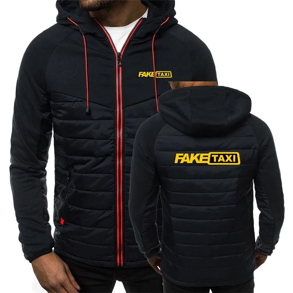 2024 New FAKE TAXI Spring And Autumn Men Hot Sale Classics Seven Color Hooded Cotton Padded Jacket Comfortable Versatile Tops