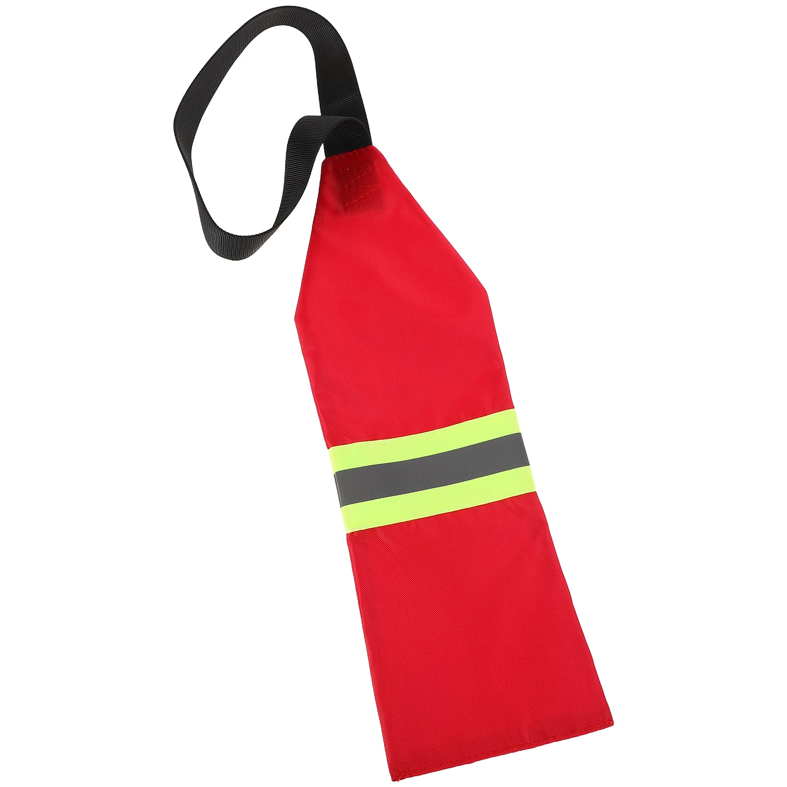 

1pc Kayak Flag Bright Colors Reflective Material Secure Attachment Durable Fabric Easy Installation Yacht Accessories Waterproof