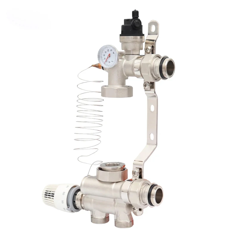 DN25 درجة حرارة ثابتة موفرة للطاقة خلاط مضخة تردد متغير لتسخين أرضية المياه نظام خلط المياه المشعب