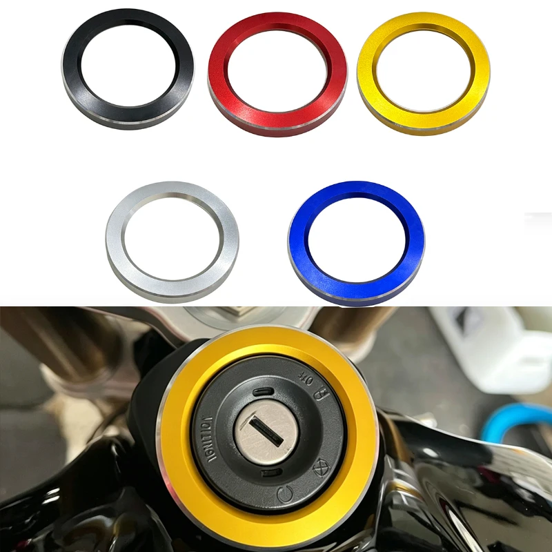 For BMW R Nine T R9T R NINET 2013 2014-2021 2022 Motorcycle CNC Aluminum Ignition Starter Lock Cover Key Ignition Surround Ring