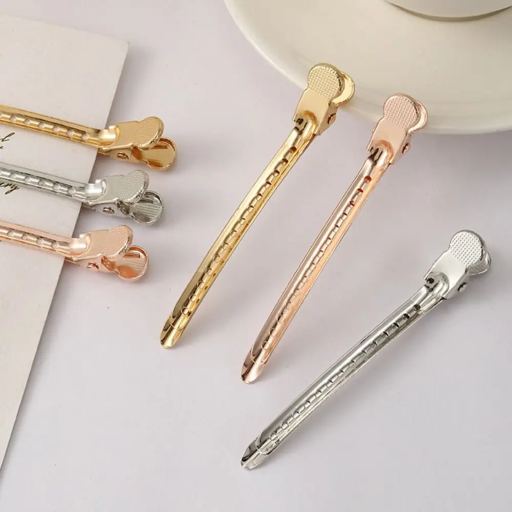 

20Pcs Simple Salon Hairpin Clamps 9.5cm Hair Care Alligator Hair Clips Make Up DIY Hair Salon Fixed Clips Barbershop Tool