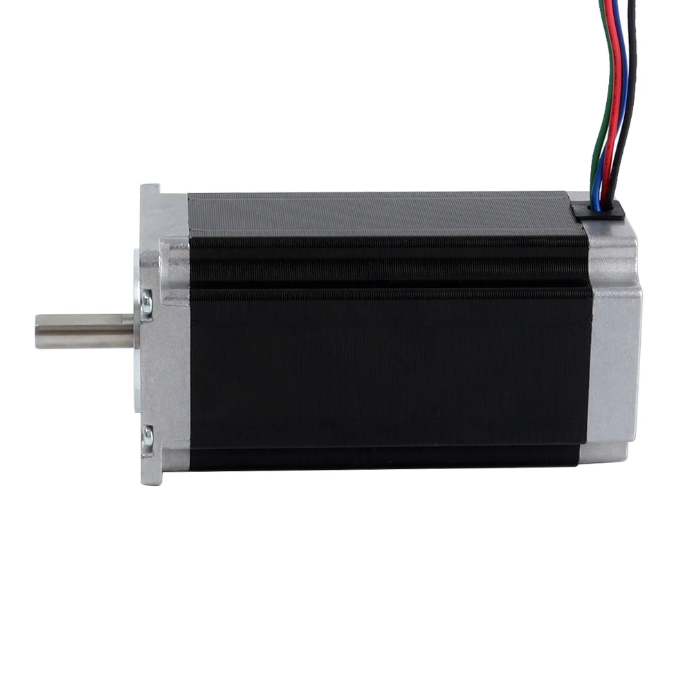 STEPPERONLINE Nema 23 Stepper Motor 3Nm 4.2A Stepping Motor 8mm Diameter 4 Wires for 3D Printer CNC Milling Machine