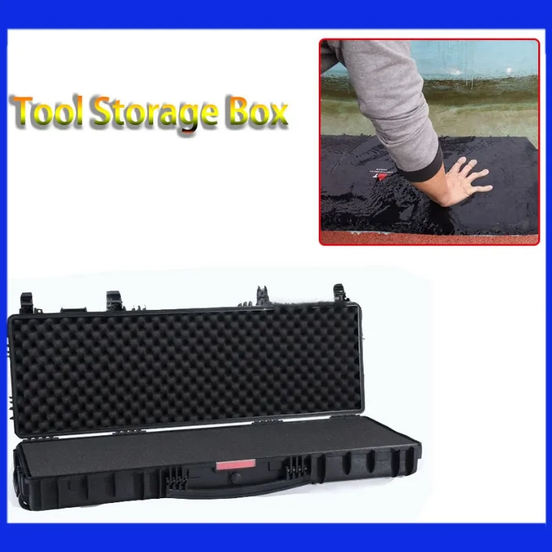 Portable Waterproof Safety Tool Box Impactproof Shockproof Hard Shell Carrying Case Outdoor Tool Storage Organizer Accessory