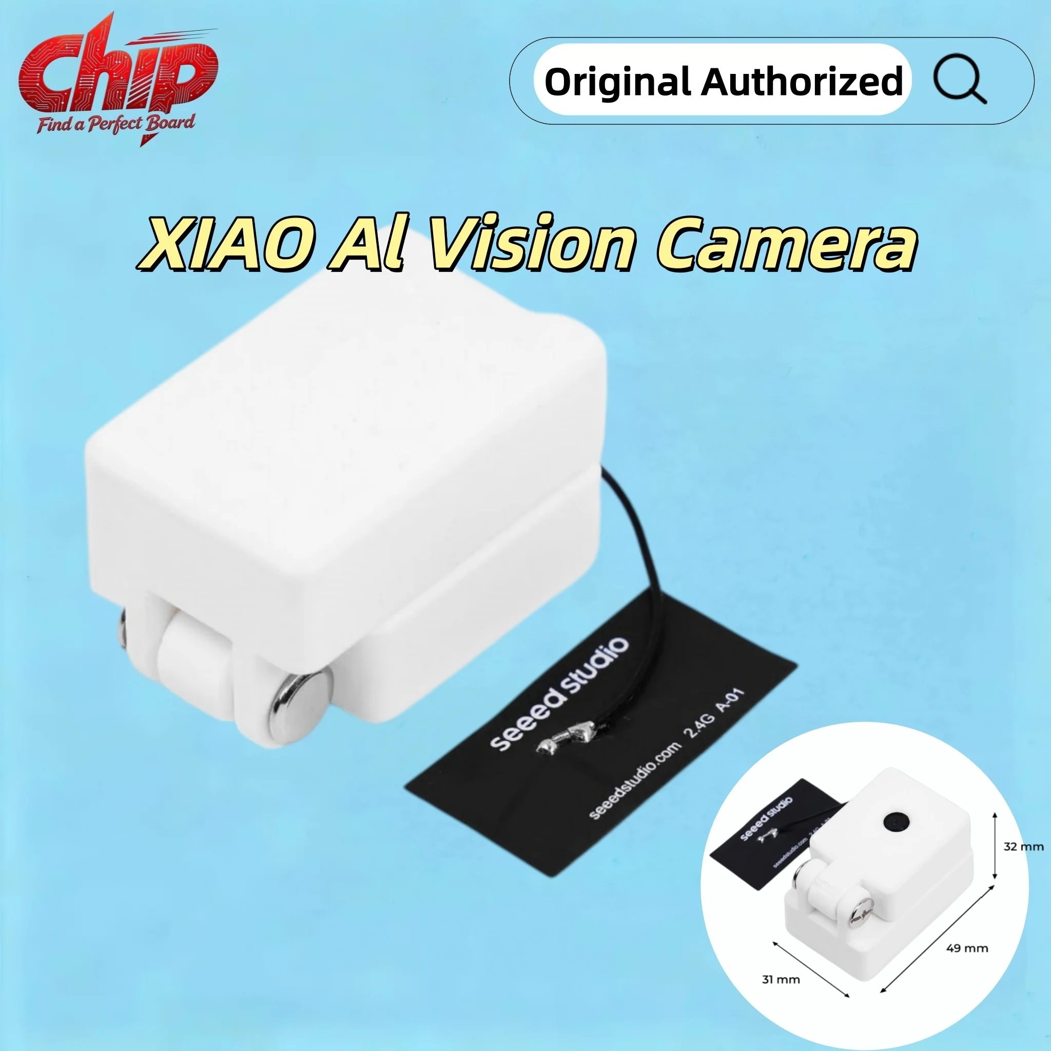 XIAO AI Vision Camera, Combines Grove Vision AI V2 Module,XIAO ESP32-C3 Controller,OV5647 Camera, TensorFlow PyTorch Arduino IDE