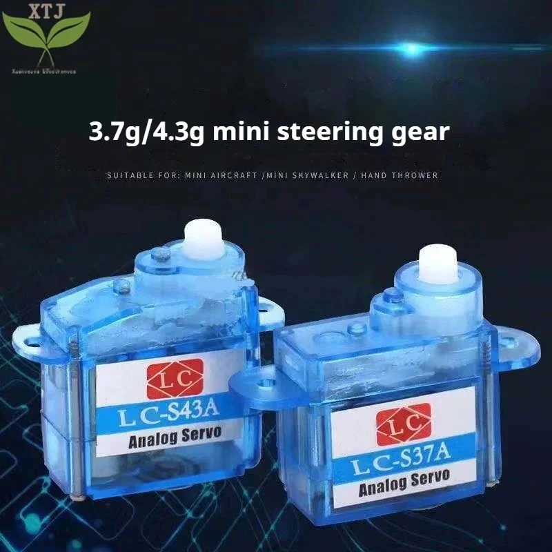 Mini servo de alta qualidade para aeronaves de controle remoto dc 3.7g 4.3g, acessórios de modelo de asa fixa, peças de brinquedo servo leves