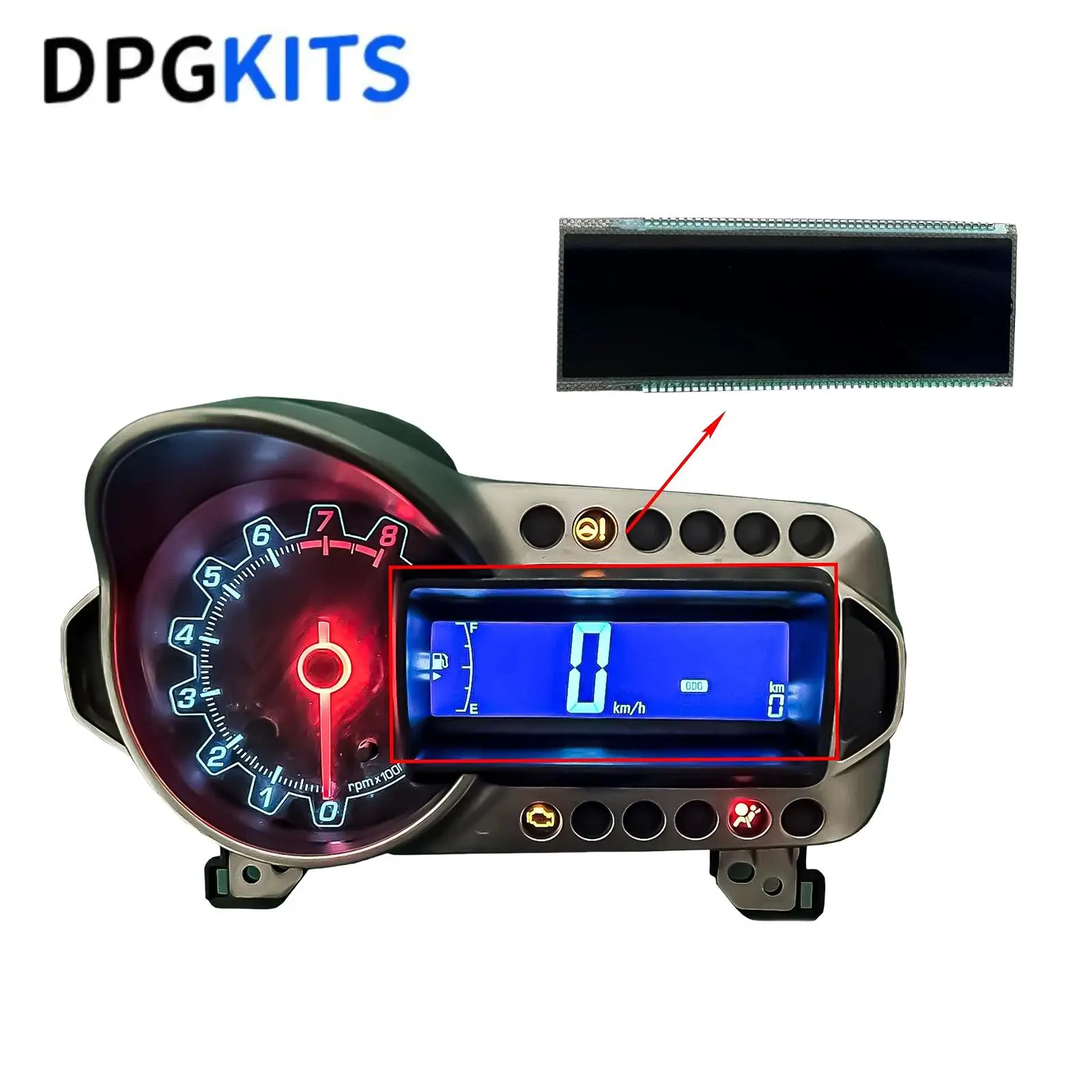 Instrument Cluster LCD Display Small Screen For Chevrolet Aiveio Trax Aveo Sonic Display Screen Missing Words Maintenance