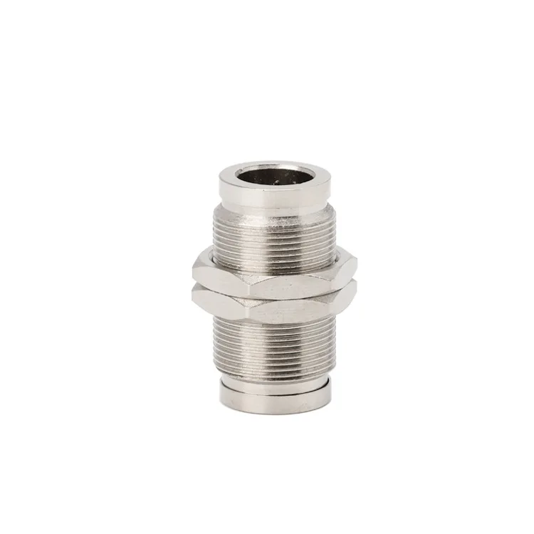 PM4/6/8/10/12/16mm Brass Quick Release Air Coupler, Nickel-Plated High Pressure Pneumatic Fitting